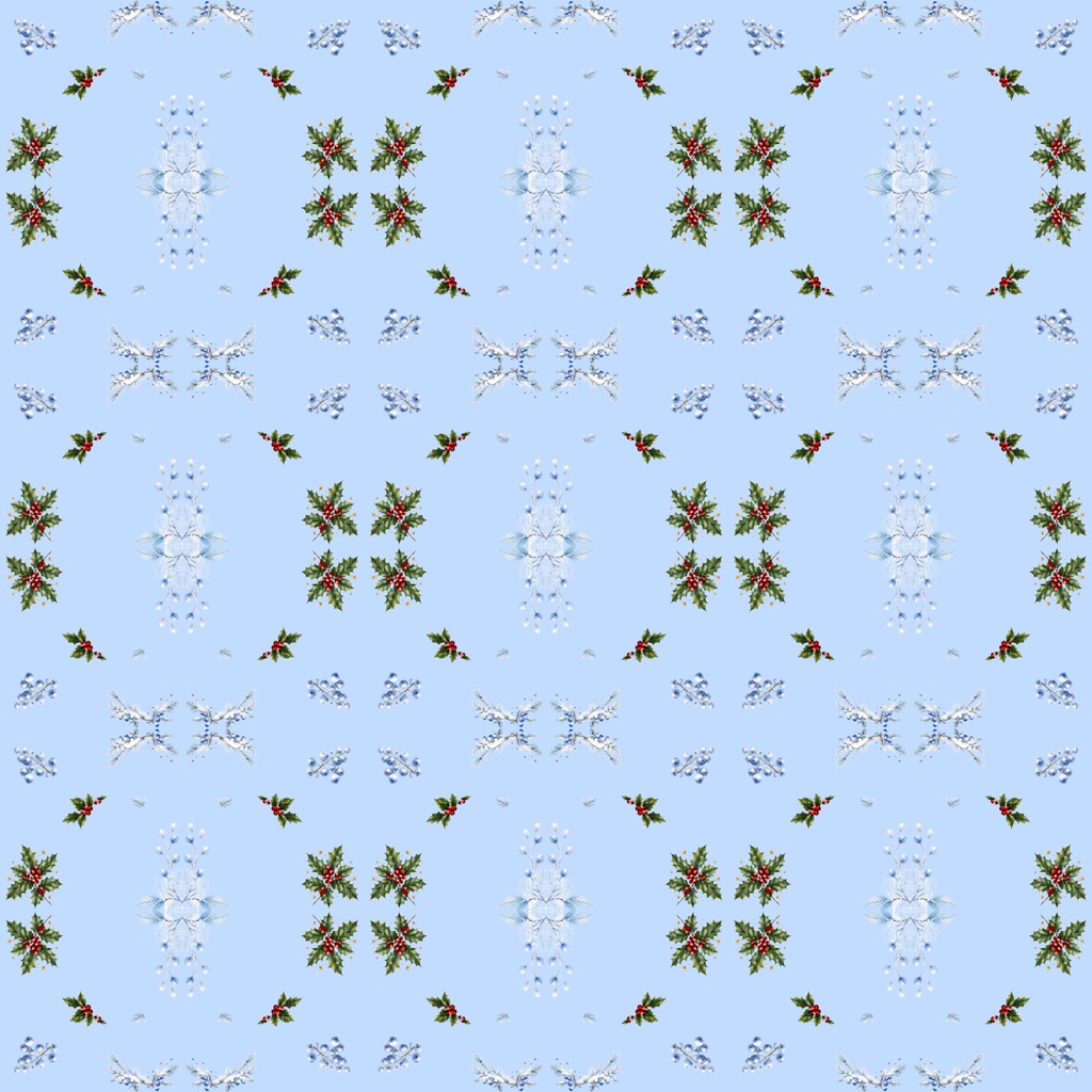 【デジタルペーパー】クリスマス_木の実詰め合せセット 30枚セット|商用利用可・高解像度PNG