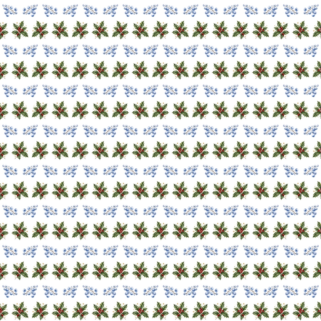 【デジタルペーパー】クリスマス_木の実詰め合せセット 30枚セット|商用利用可・高解像度PNG