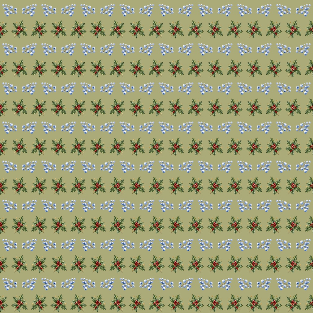 【デジタルペーパー】クリスマス_木の実詰め合せセット 30枚セット|商用利用可・高解像度PNG