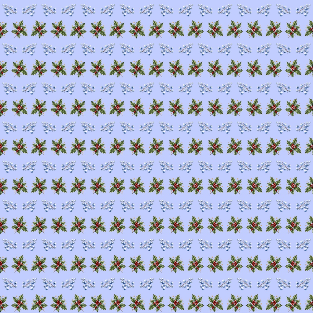 【デジタルペーパー】クリスマス_木の実詰め合せセット 30枚セット|商用利用可・高解像度PNG