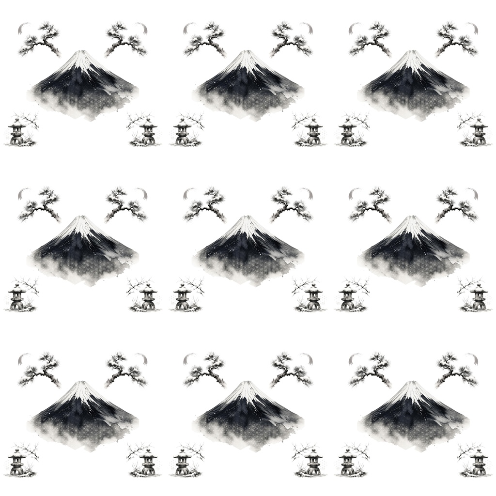 【デジタルペーパー】和柄_富士山_詰め合せセット 30枚セット|商用利用可・高解像度PNG