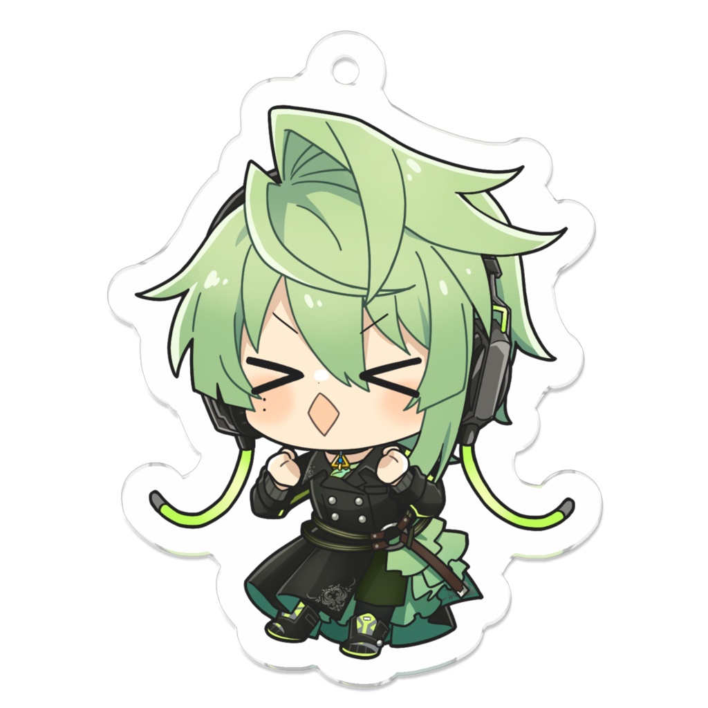 茶柱ノキ　アクリルキーホルダー（表情２）