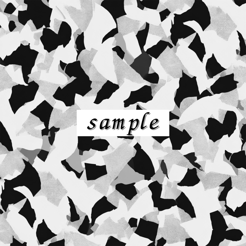 和風モノクロパターン素材集 16枚セット