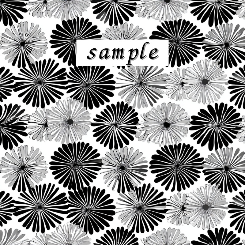 和風モノクロパターン素材集 16枚セット