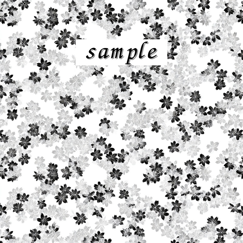 和風モノクロパターン素材集 16枚セット