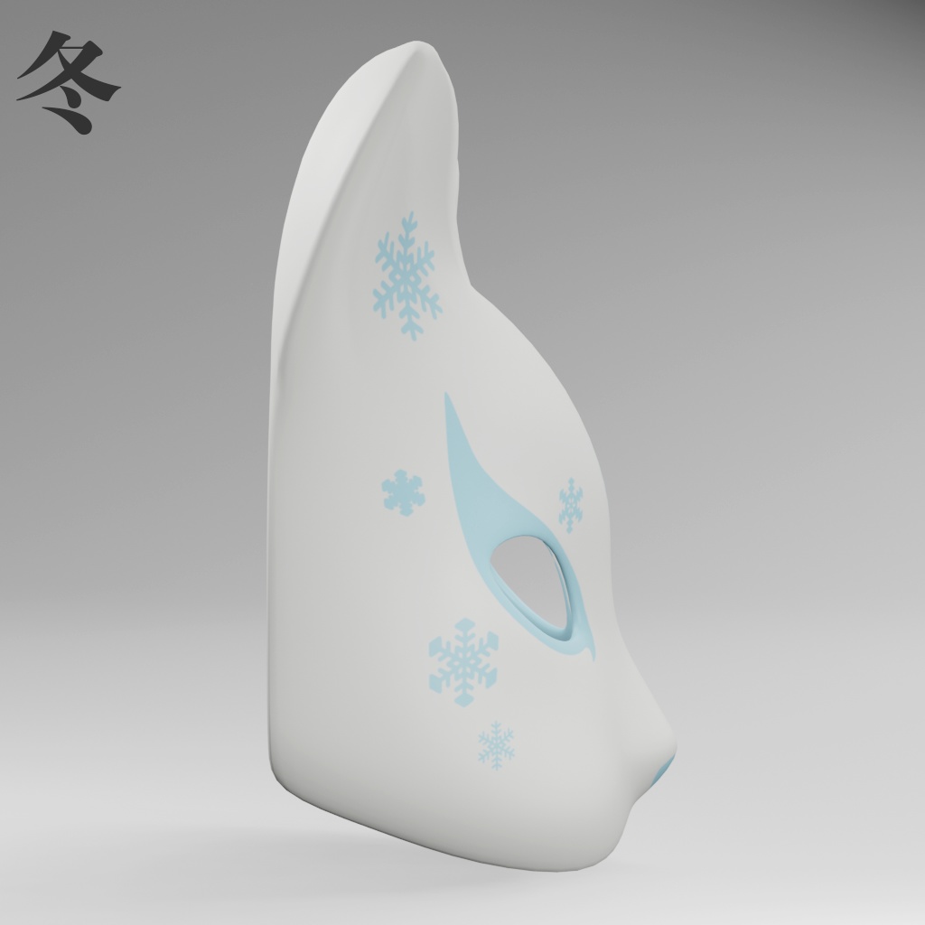 【3Dモデル】猫のお面(.fbx)