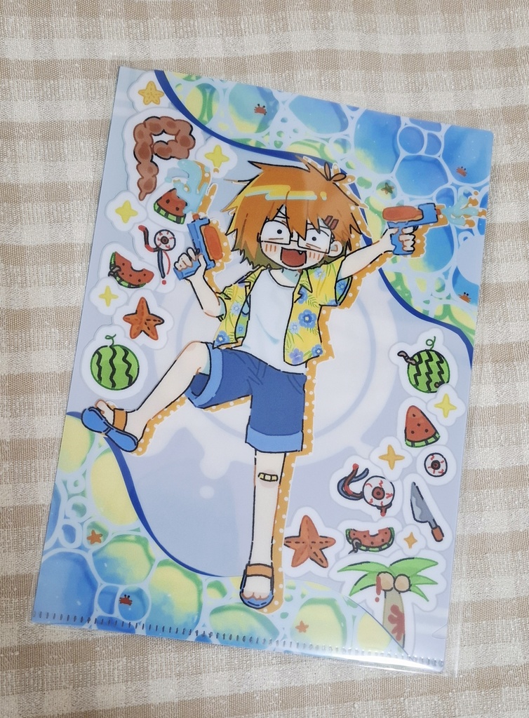 夏だ！ランダルのミニクリアファイル