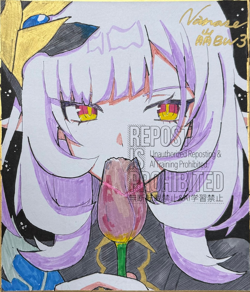 侵蝕の律者色紙