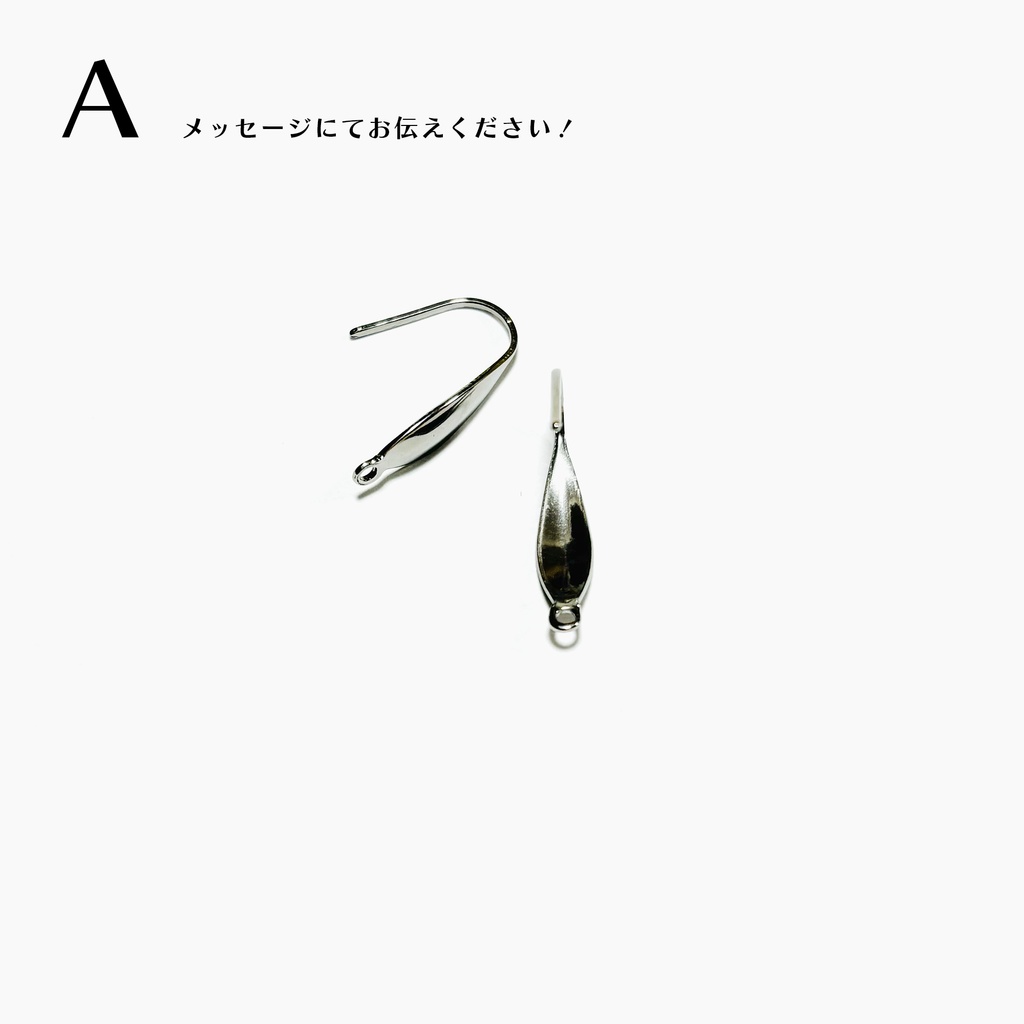 壬猫概念アクセサリー『橙の蓮(銀)』