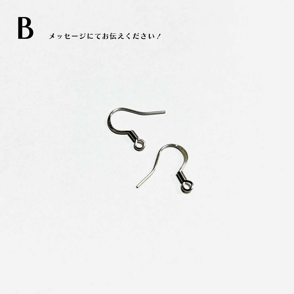 壬猫概念アクセサリー『白銀と淡水真珠のランタン』