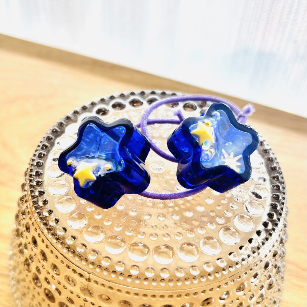 壬猫概念アクセサリー「キラキラの星空」