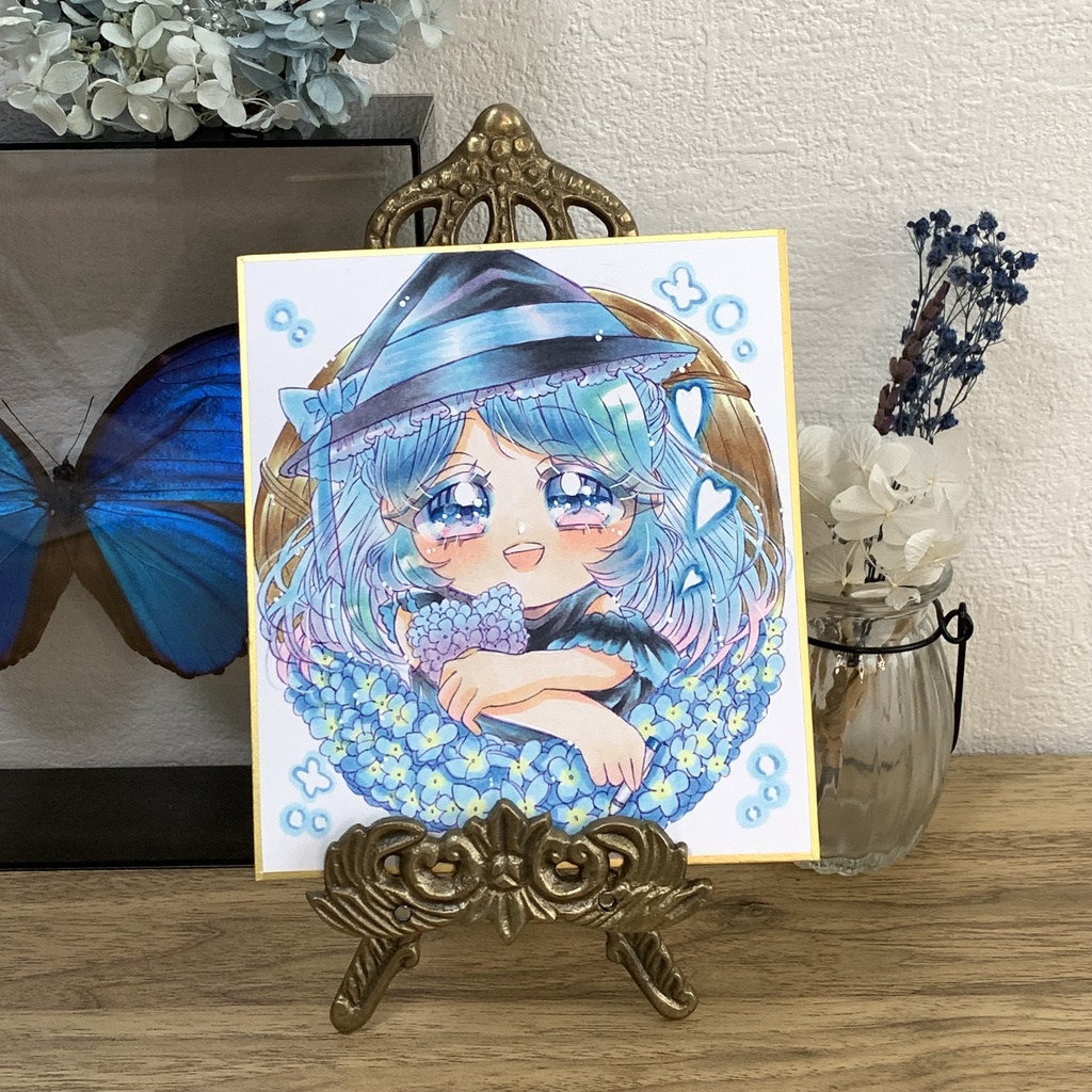 🎃寸松庵色紙「ミニミニ愛の花魔法ちゃん」