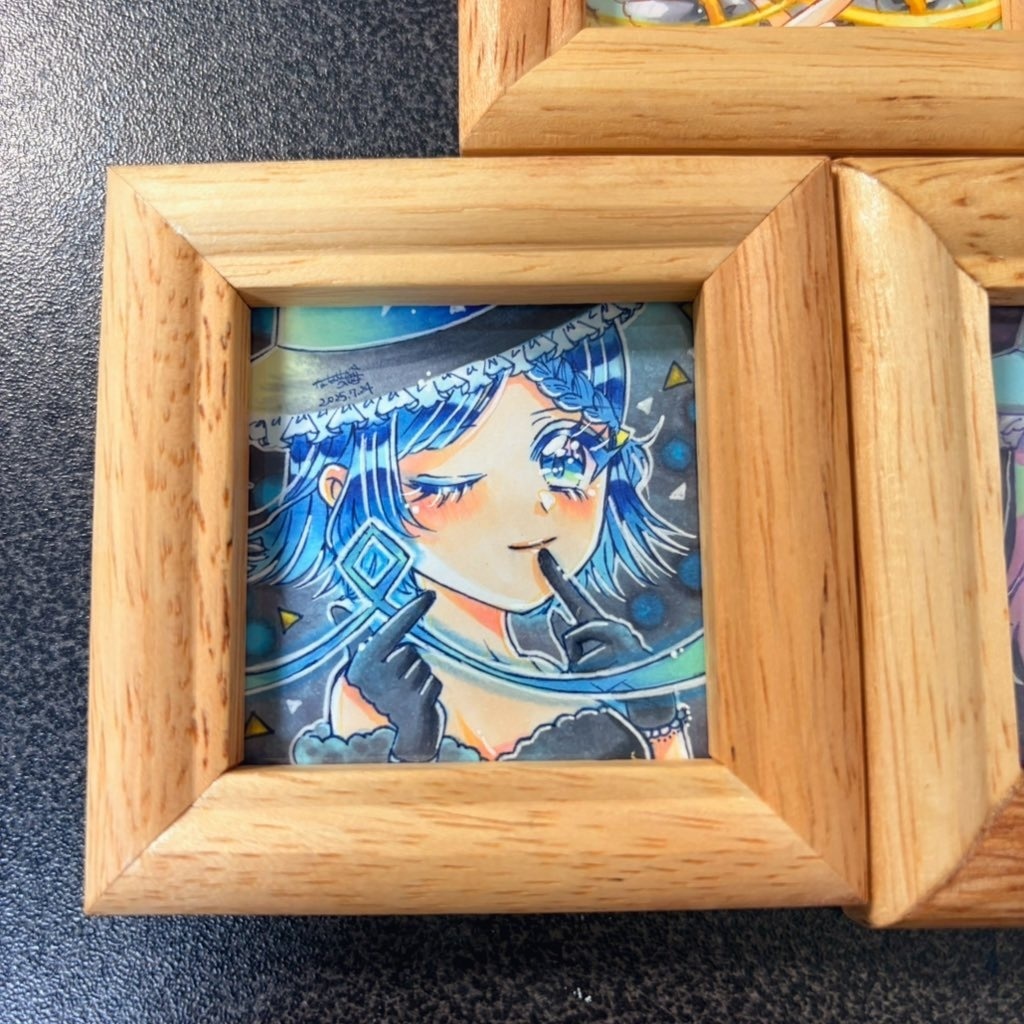 🆕ミニ原画【ラピスラズリの魔女】