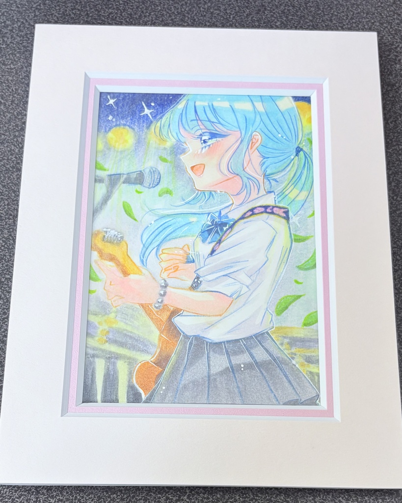 🎃ペーパーフレーム付き原画【言の葉を紡ぐように】