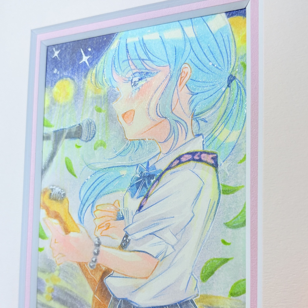 🎃ペーパーフレーム付き原画【言の葉を紡ぐように】