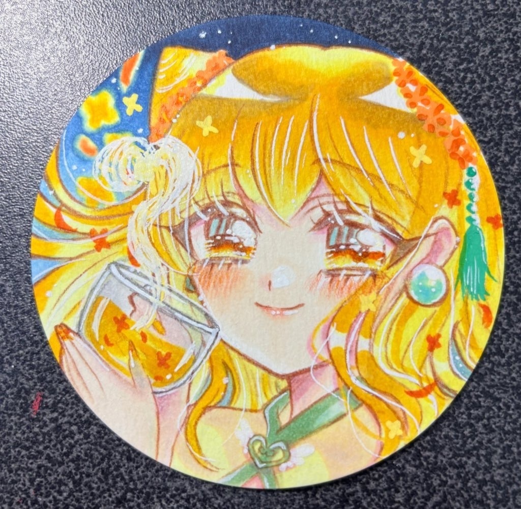 新作/まんまるカード【やすらぎティータイム】