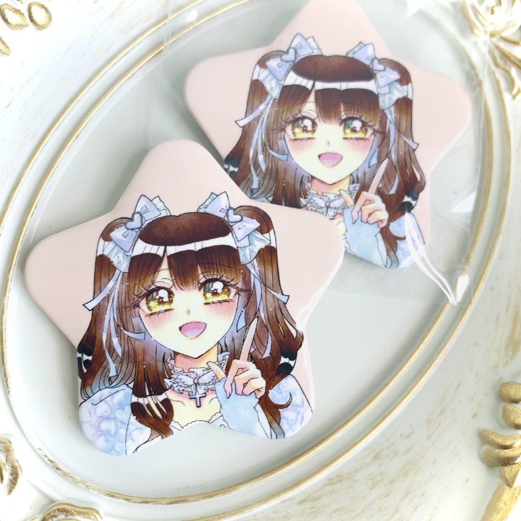 🆕星宮まいちゃん×ななせちぃなスペシャルコラボ缶バッチ