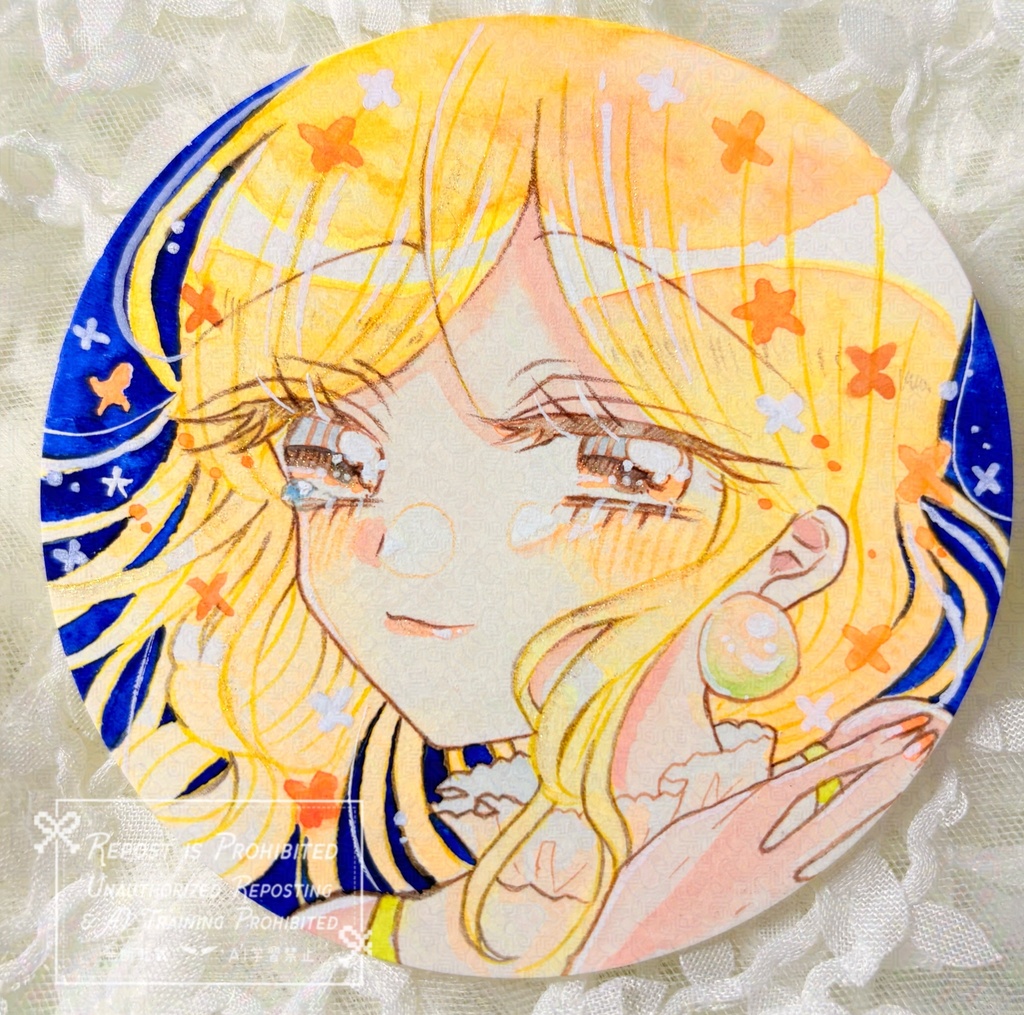 まんまるカード/金木犀と夜