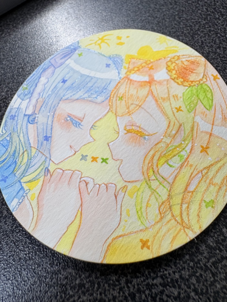 コミティア157シークレット原画/金木犀に君想い銀木犀の香を纏う