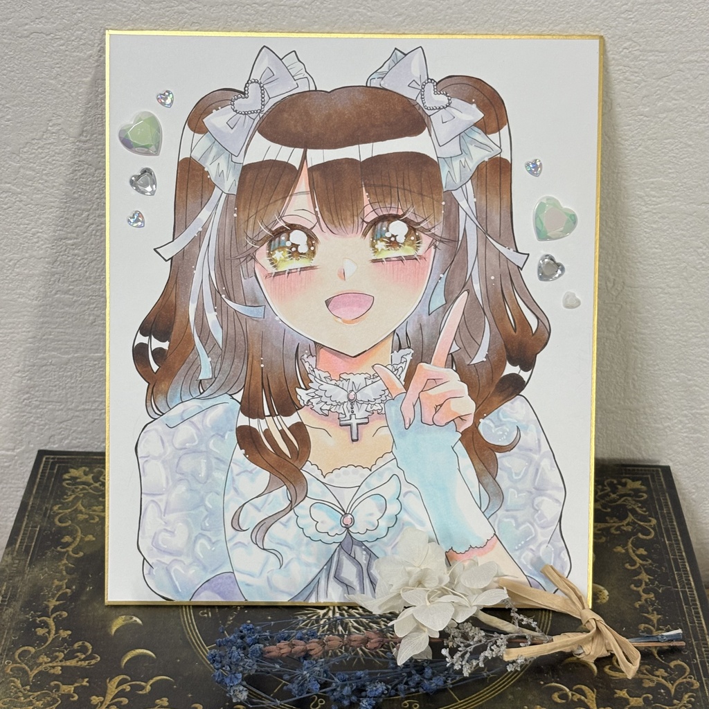 🆕星宮まいちゃんコラボ/原画色紙