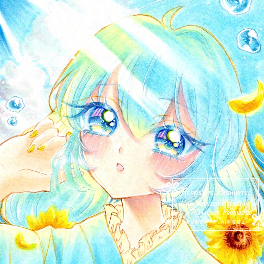 🆕色紙各種/①私の夏 ②憧れ③絆