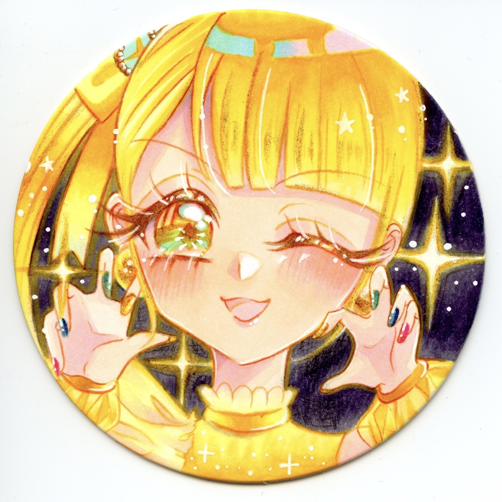 🆕メイクアップ展/魔法少女コピックコースター