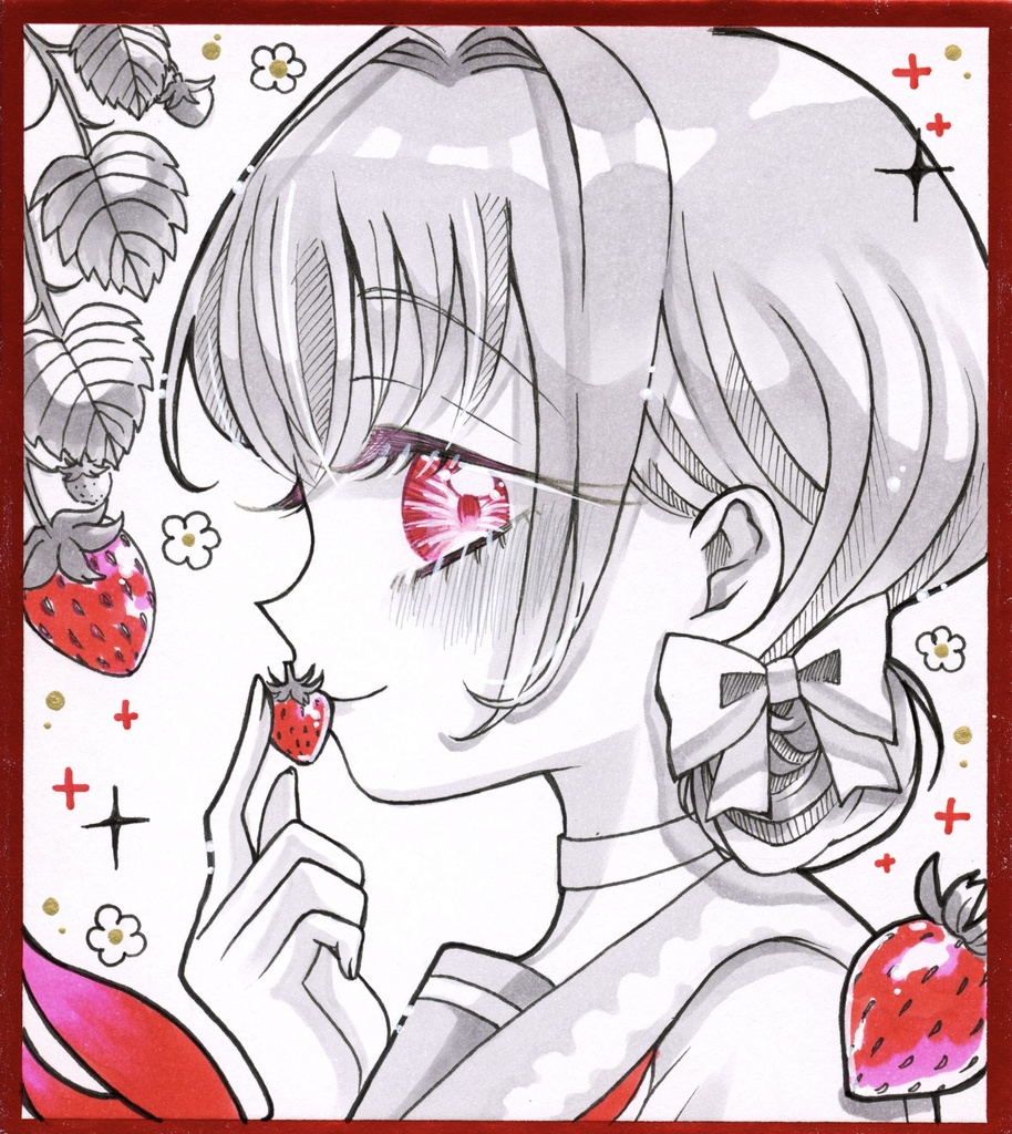 モノクロオリジナル色紙(単品販売のみ)