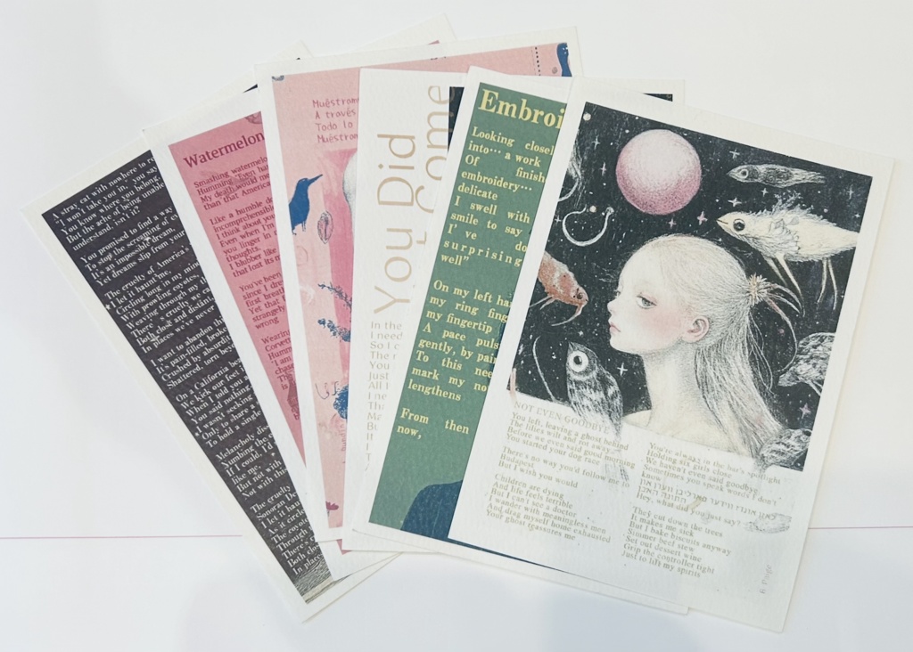 Objets trouvés 詩 ポストカード6枚セット