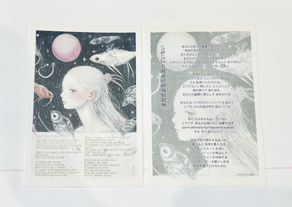 Objets trouvés 詩 ポストカード6枚セット