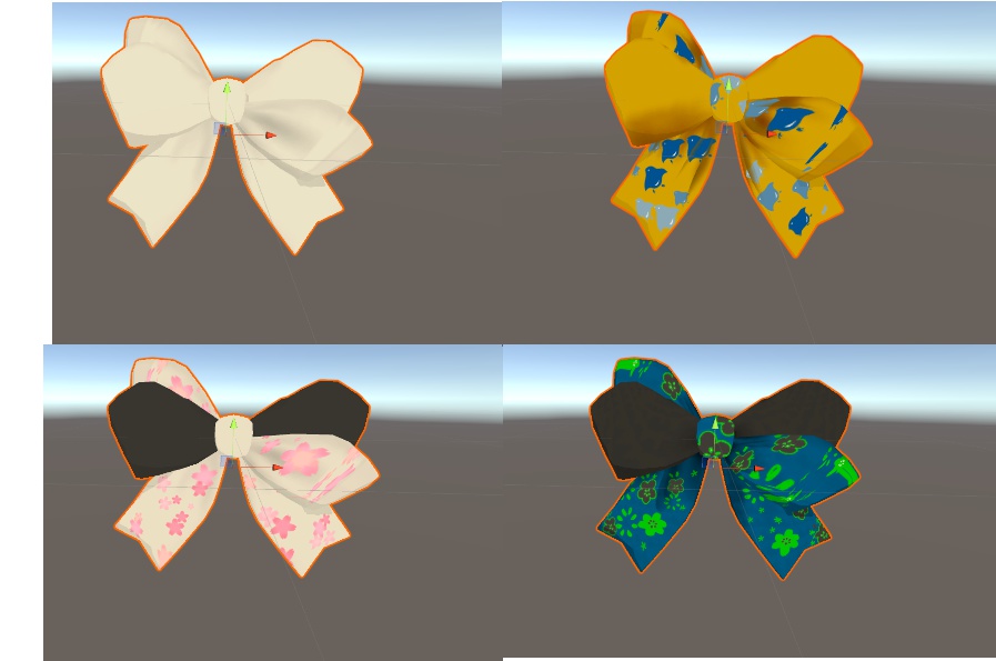 和柄リボンセット(色・柄違い10種)