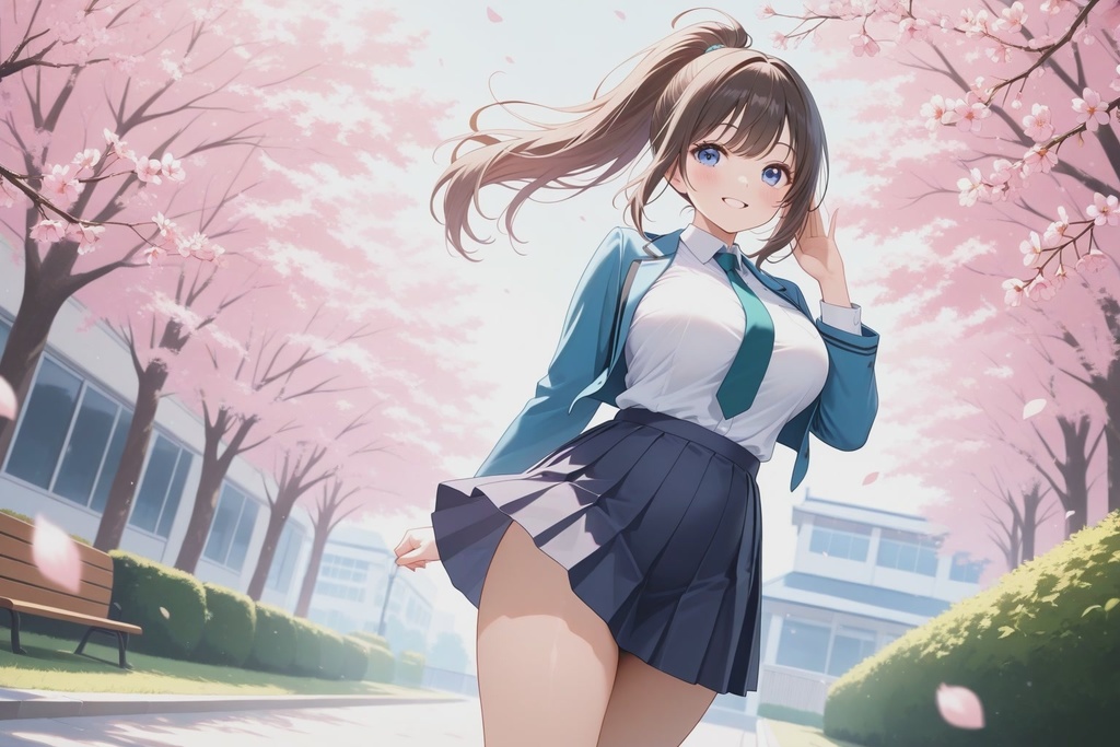 夢見る乙女の青春コレクション1~何気ない春の日の女性編1