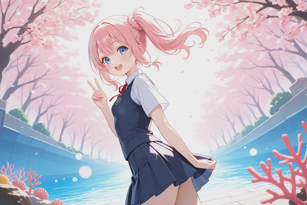 夢見る乙女の青春コレクション1~何気ない春の日の女性編1