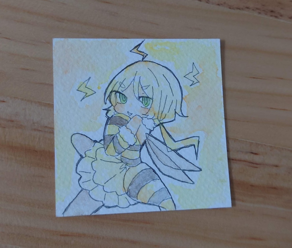 ミニ原画「蜂ちゃん」