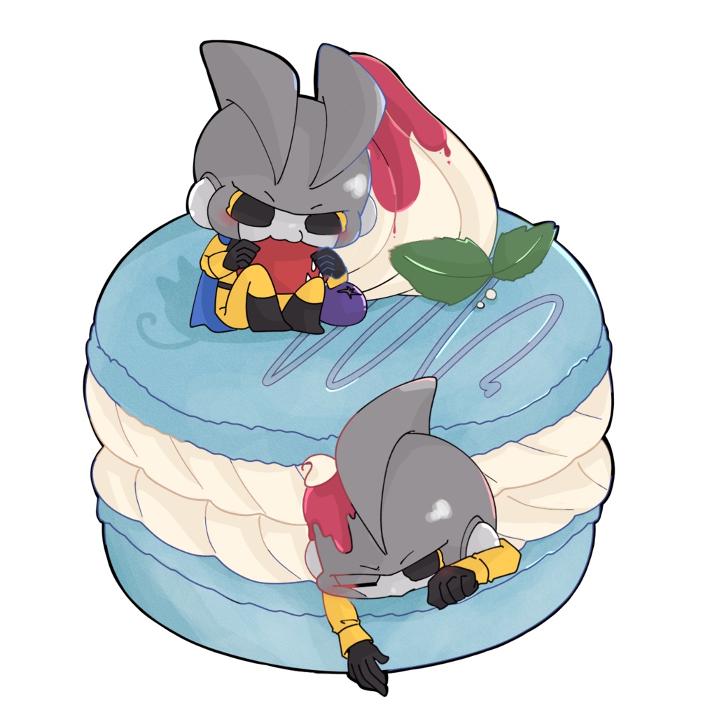 マカロンアクキー