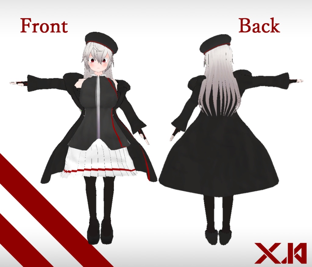 Xia - シア 【オリジナル3Dモデル】