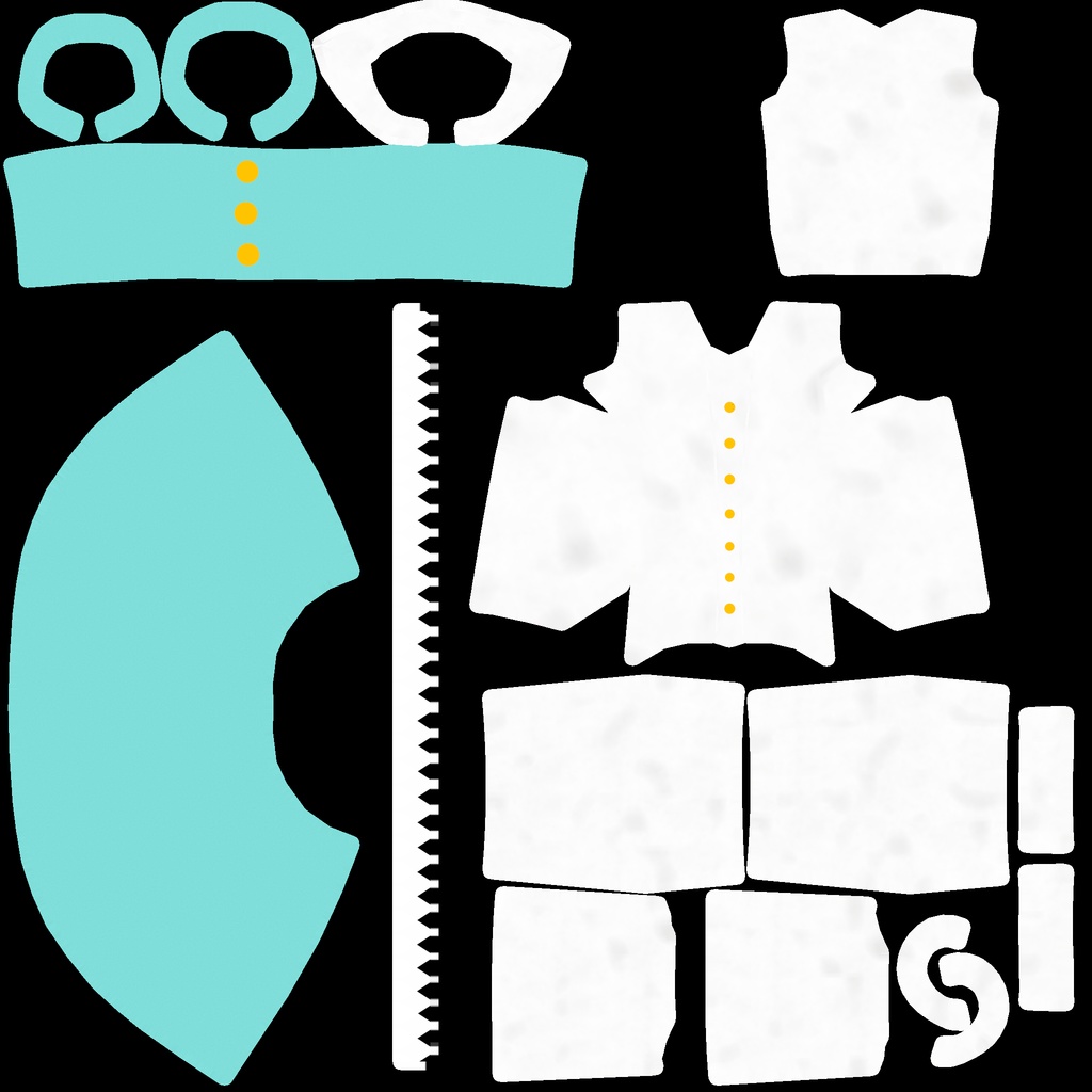 良い感じに出来た衣装