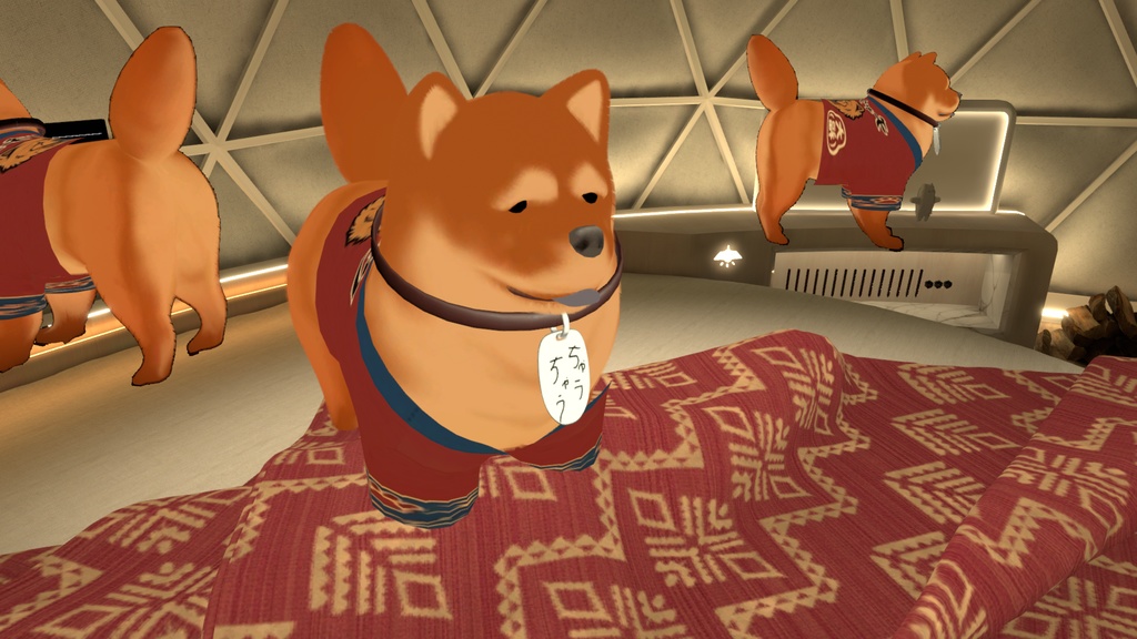 チャウチャウ犬(Chow-chow dog:Canis lupus familiaris)