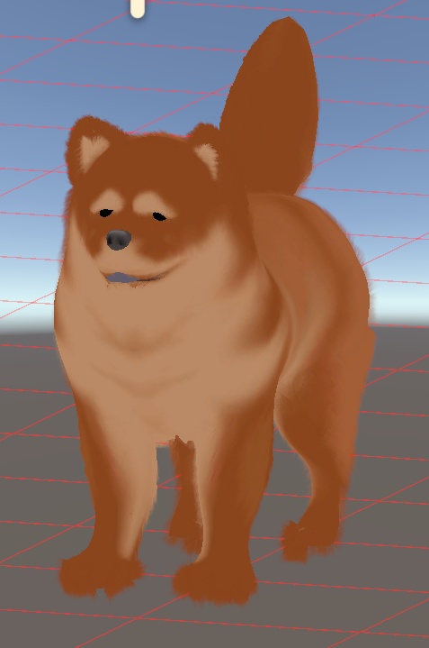 チャウチャウ犬（Chow-chow dog:Canis lupus familiaris）