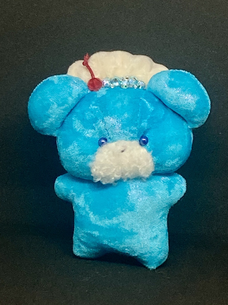 クリームソーダくま(ブルーハワイ)１