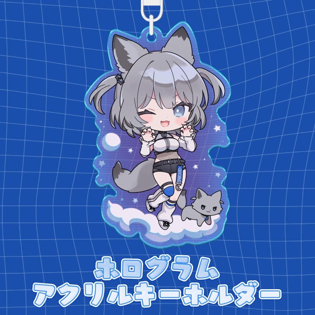 【3ヶ月記念 & 100日記念】ホログラムアクリルキーホルダー