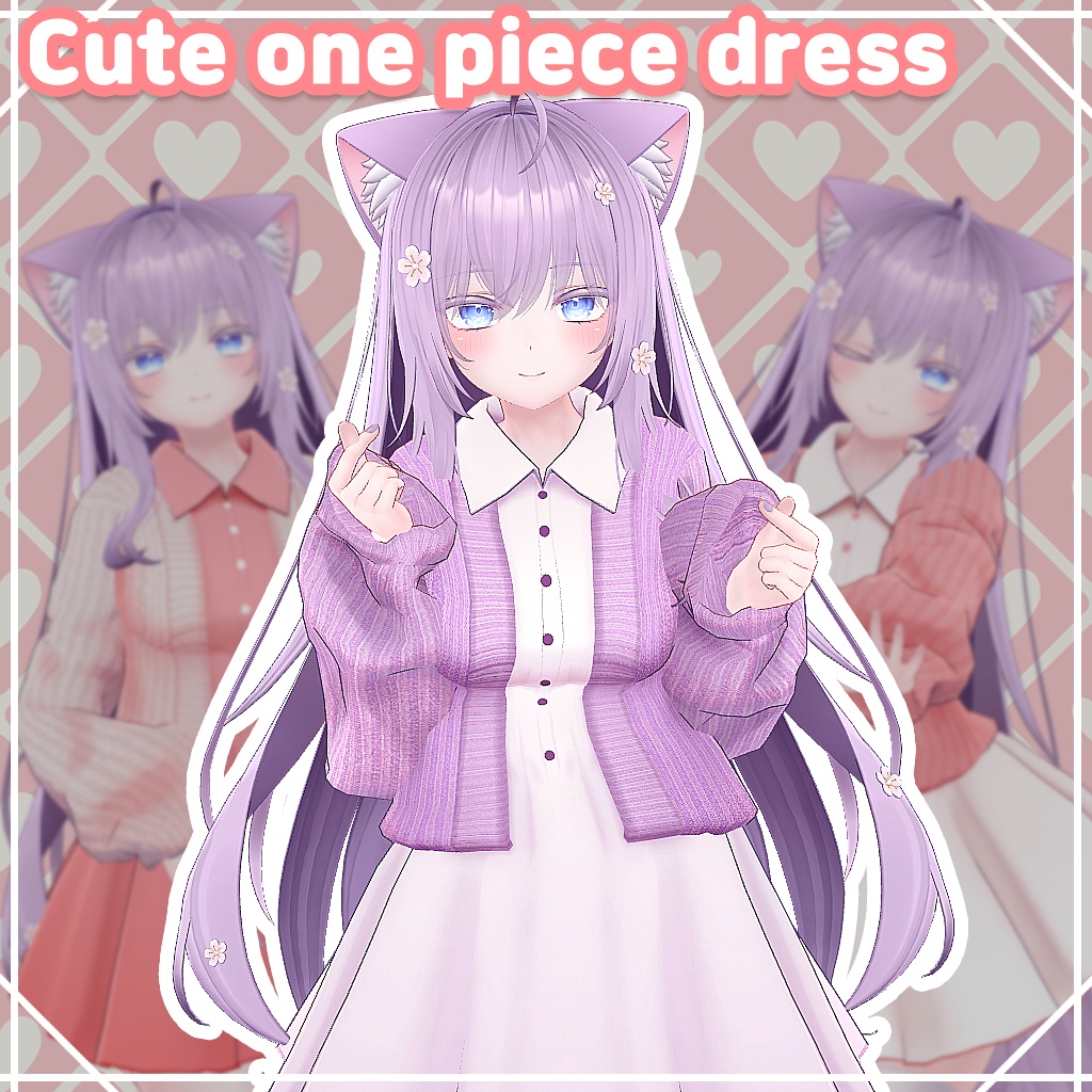 [MOE]Cute one piece dress