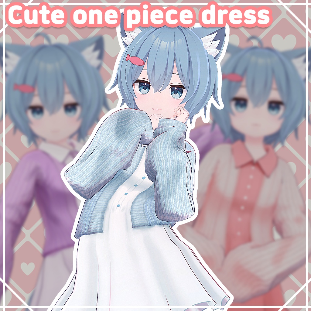 [RUSK] Cute one piece dress