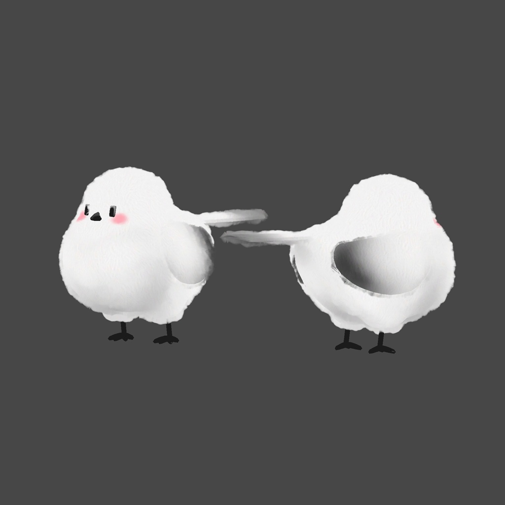 White Long-tailed Tit