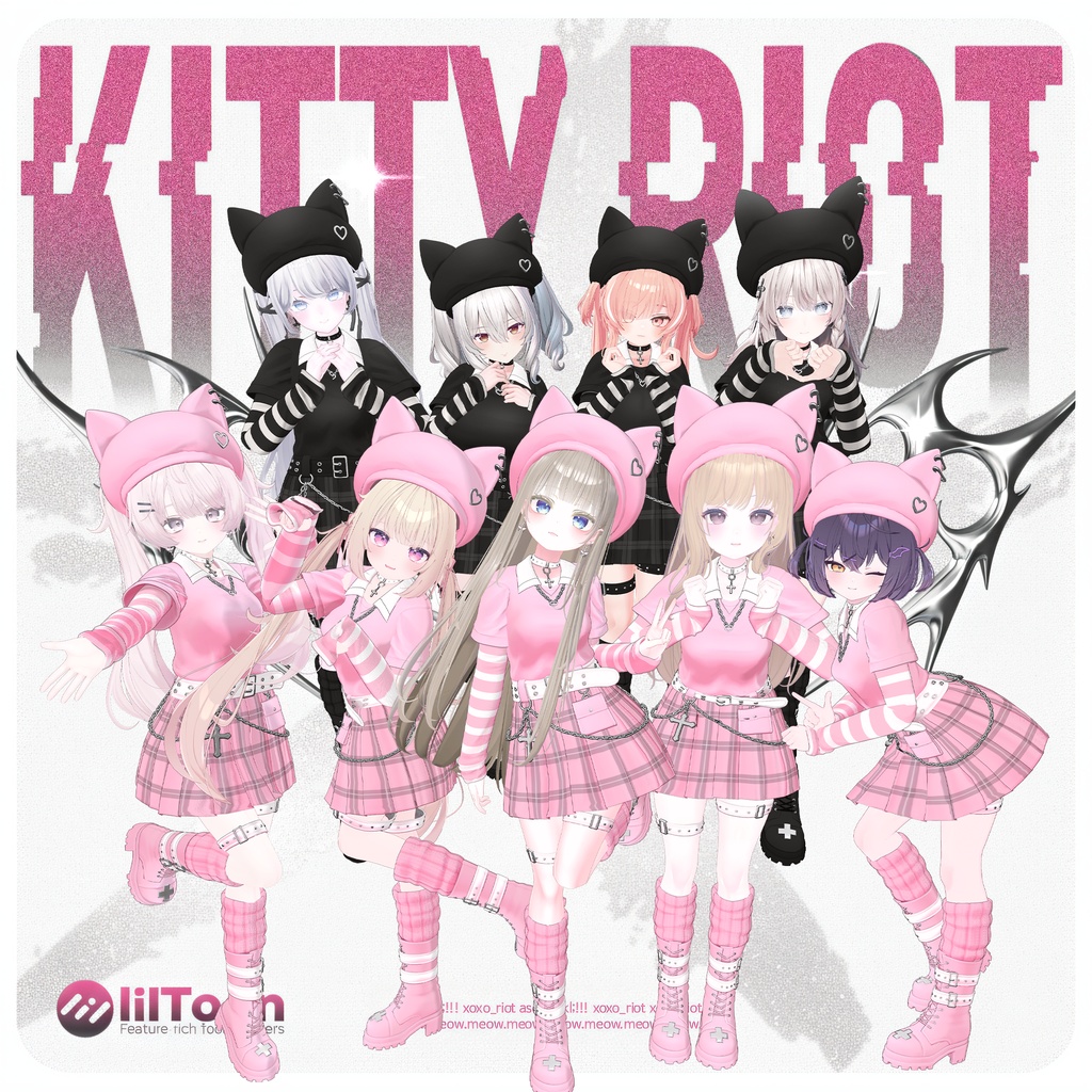 [9アバター対応] Kitty_Riot