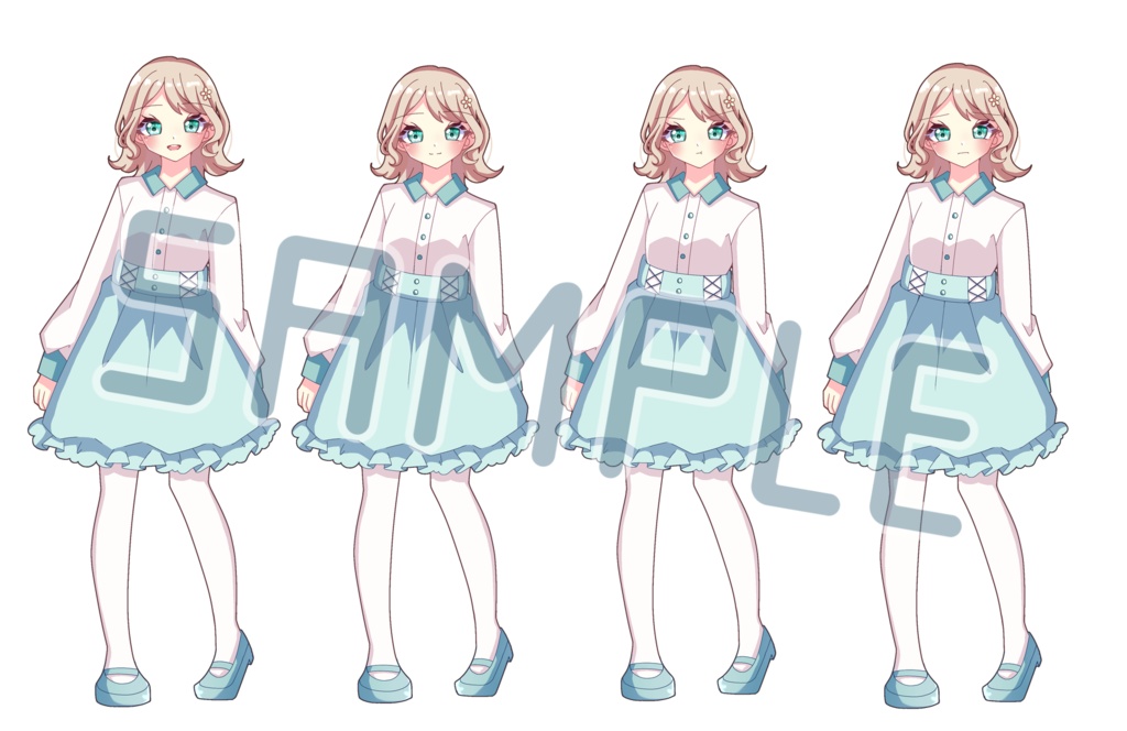 立ち絵素材_女の子