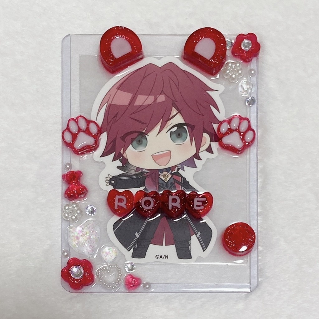 ローレン・イロアス イメージ (くま耳) レジンデコ 硬質カードケース 【RORE】