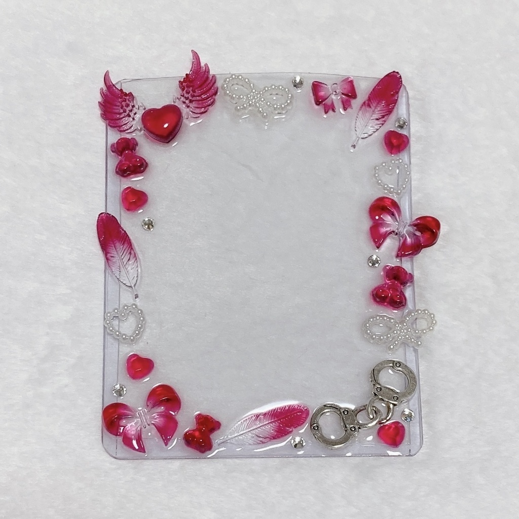 【訳あり品】ローレン・イロアス イメージ レジンデコ 硬質カードケース