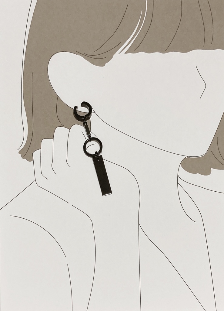 ローレン・イロアス にじさんじ バンド衣装イメージピアス/イヤリング