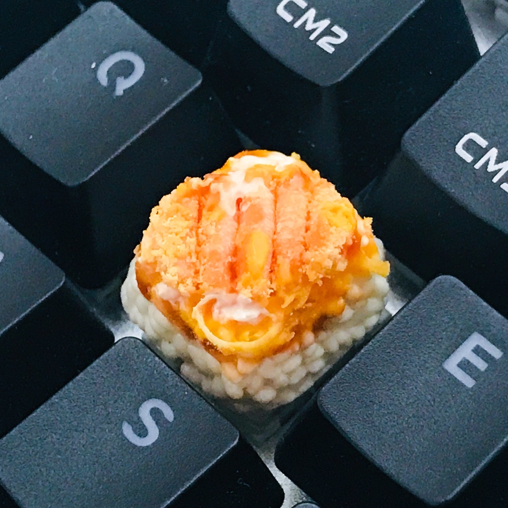 カツ丼なキーキャップ　メカニカル Cherry mxスイッチ用