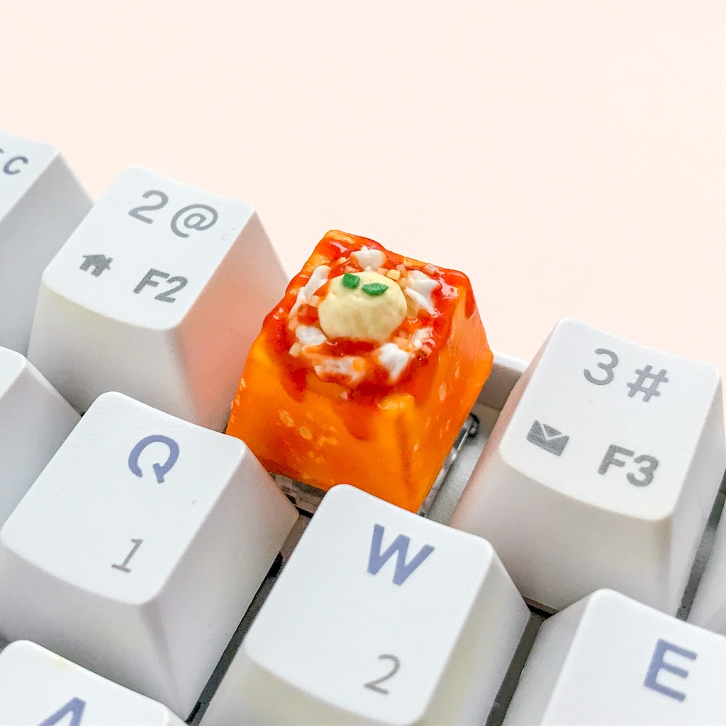【キャラメルトースト】キーキャップ  (メカニカルキーボード, Cherry MX軸)